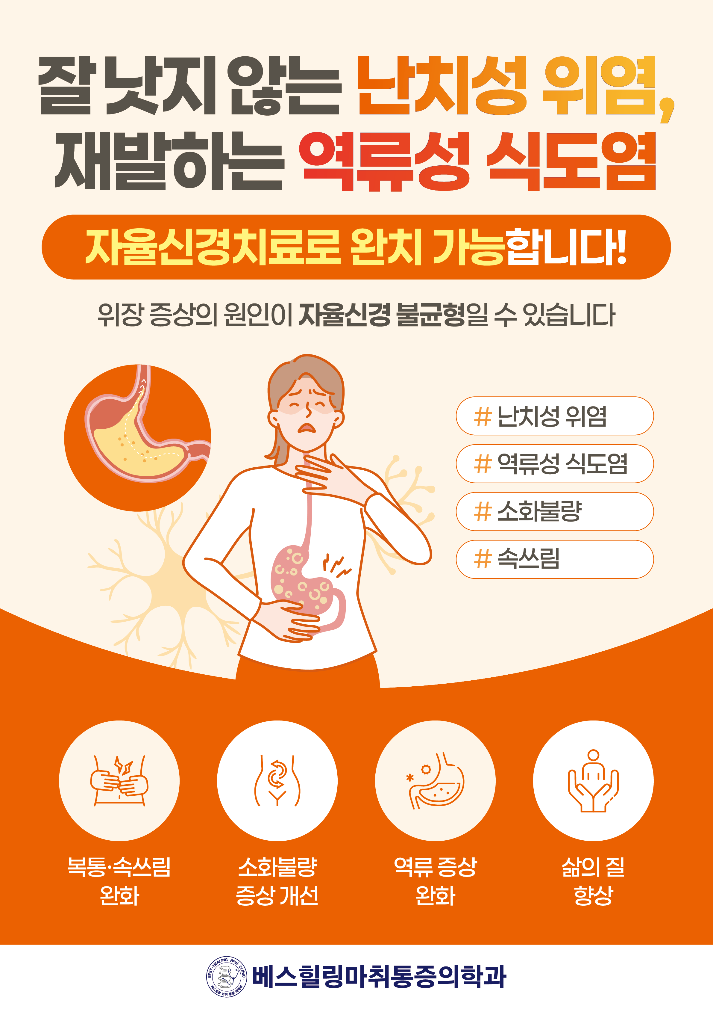 난치성 위염 자율신경치료 안내