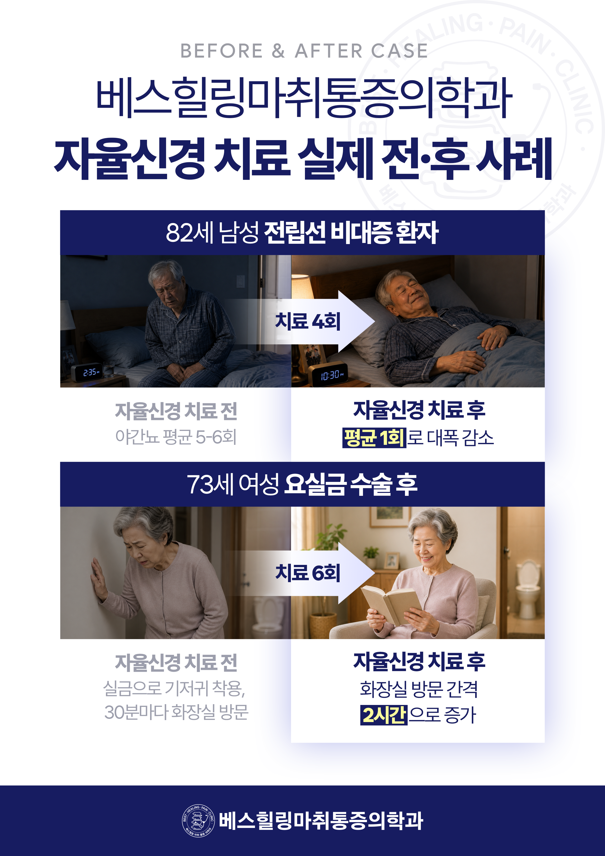 자율신경 치료 실제 전·후 사례